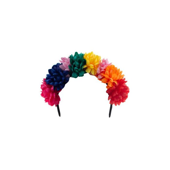 Haarband met bloemen Multicolor