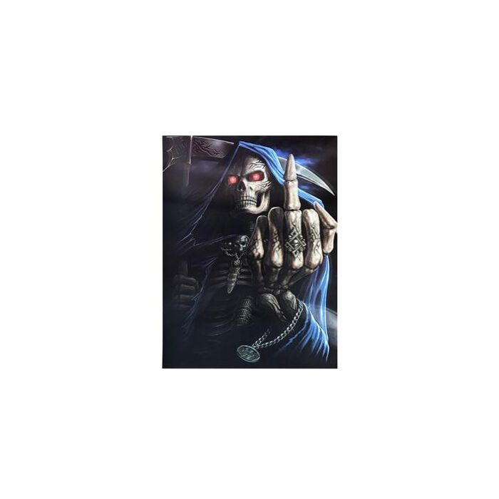 Hologram 5D poster Halloween Magere Hein 30 x 40 cm