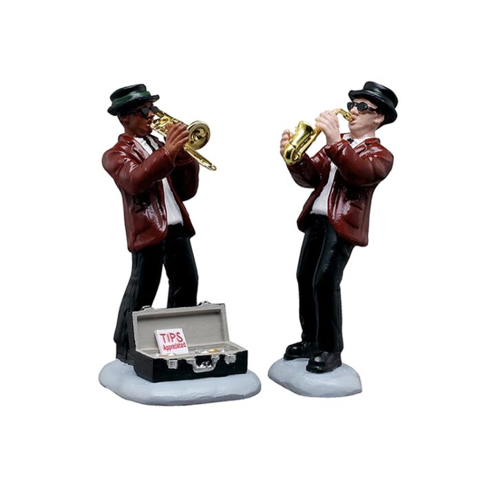 Lemax Jazz Duo, set van 2 Lemax Jazz Duo, set van 2