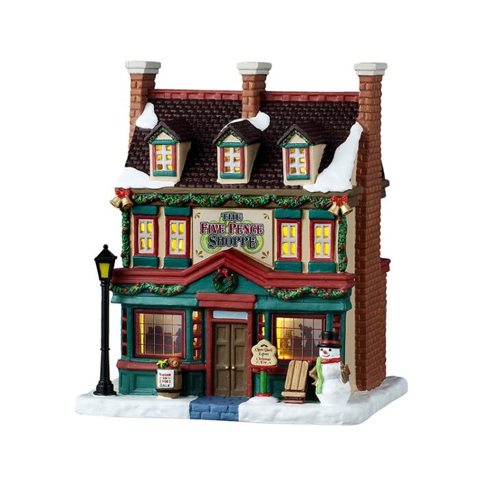 Lemax The Five Pence Shoppe, met adapter