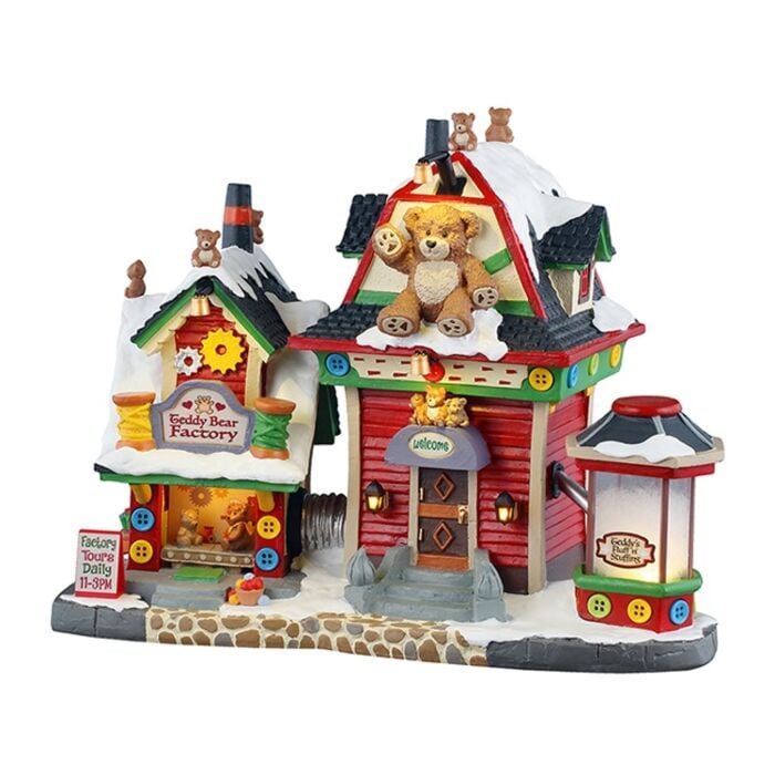 Lemax Teddy Bear Factory, met adapter