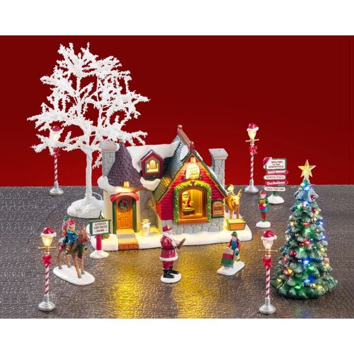 Lemax Santa's Snack Shack Set, met adapter 