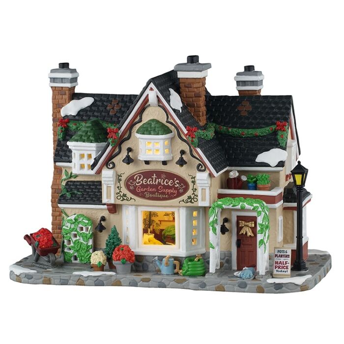 Lemax Beatrice's Garden Supply Boutique, met adapter
