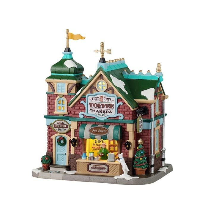 Lemax Tiny Tim's Toffee Makers, met adapter