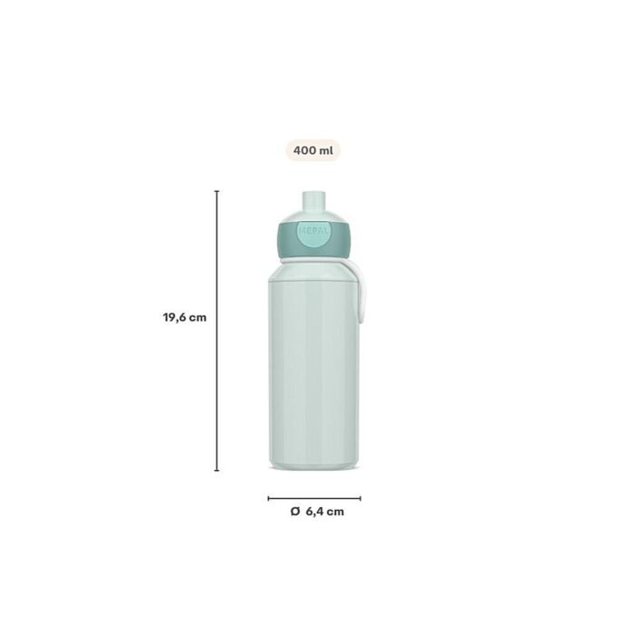 Drinkfles pop-up Campus 400 ml Unicorn Glow - Mepal