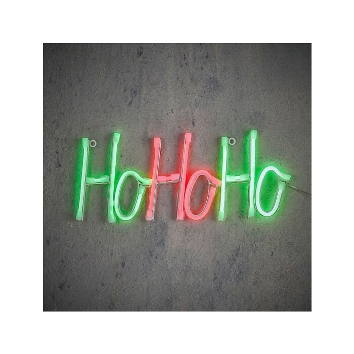 Neon light hohoho led groen 38 cm - Luca Lighting Neon light hohoho led groen 38 cm - Luca Lighting