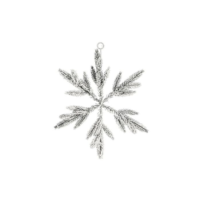Sneeuwvlok wit Ø 30 cm - Mica