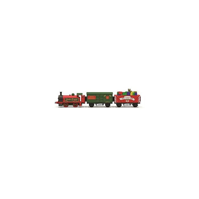 Santa's Trein B.O. Complete Treinset 1:76 met Licht en Geluid  