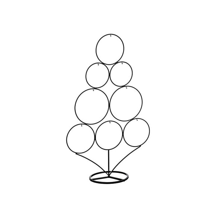 Decoratie kerstboom zwart 58 cm - Mica Decoratie kerstboom zwart 58 cm - Mica