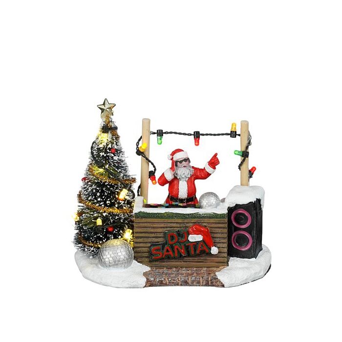 DJ Santa battery operated 12 cm - Luville DJ Santa battery operated 12 cm - Luville