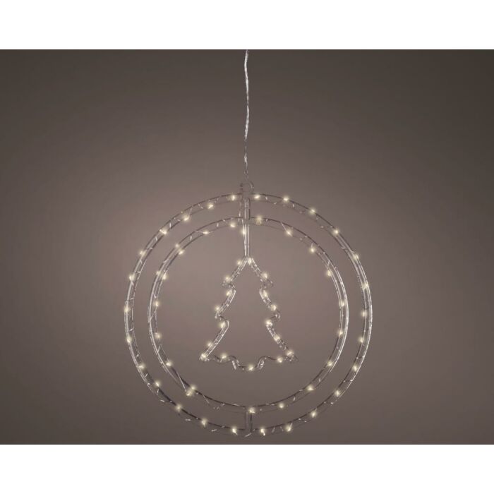 Micro LED frame light acryl boompje 63 LED Ø 32 cm - Lumineo Micro LED frame light acryl boompje 63 LED Ø 32 cm - Lumineo