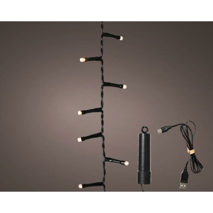 Duracharge compact lights 160 LED warm wit 4 meter - Lumineo Duracharge compact lights 160 LED warm wit 4 meter - Lumineo