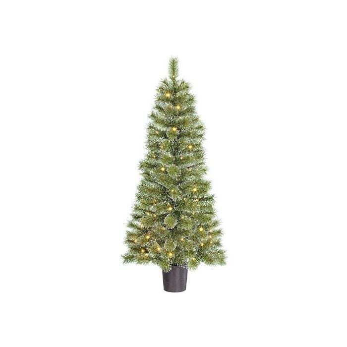 Kerstboom Glendon 60LED groen 120 cm - Black Box