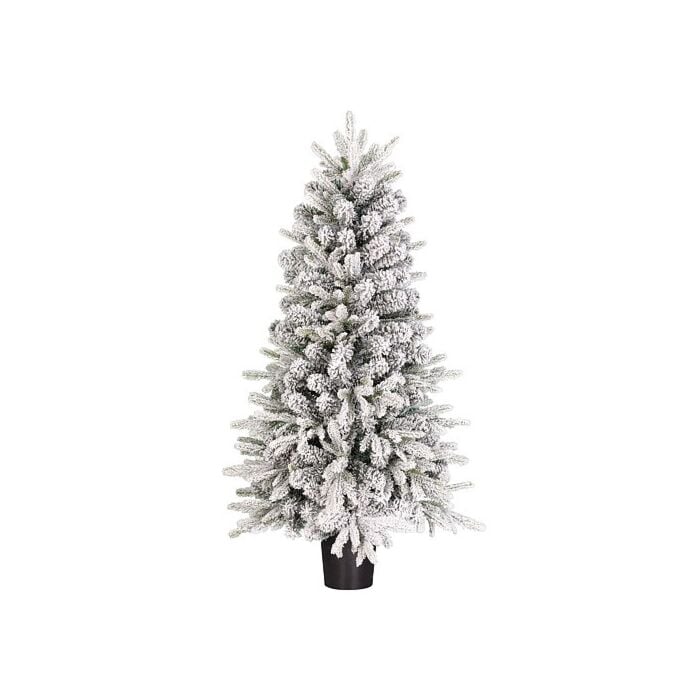 Kerstboom Grimshaw frosted groen 120 cm - Black Box