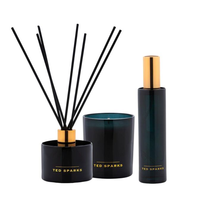 Giftset Candle Diffuser & Roomspray Patchouli & Musk - Ted Sparks