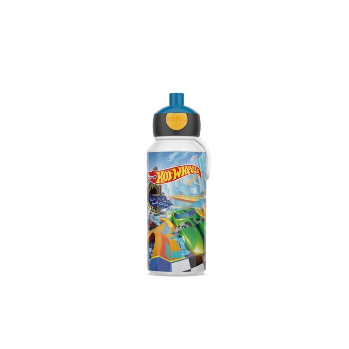 Drinkfles pop-up Campus 400 ml Hot Wheels - Mepal Drinkfles pop-up Campus 400 ml Hot Wheels - Mepal