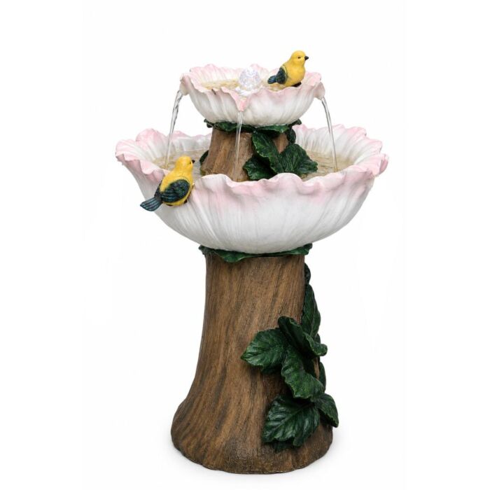 Waterpartij Toriwa bloem vogels 63 cm 