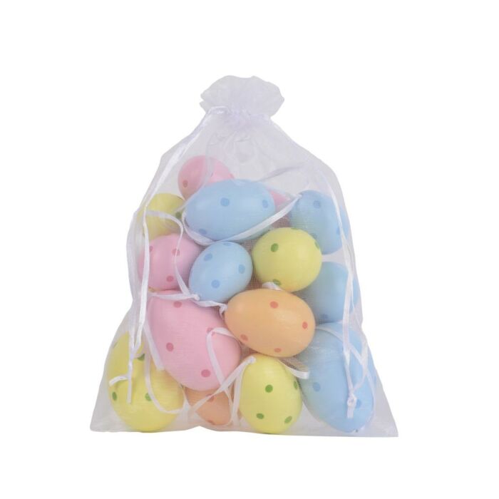 Gekleurde eieren mix set van 20