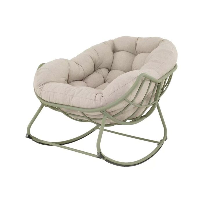 Schommelstoel Cozy beige - Lesli Living