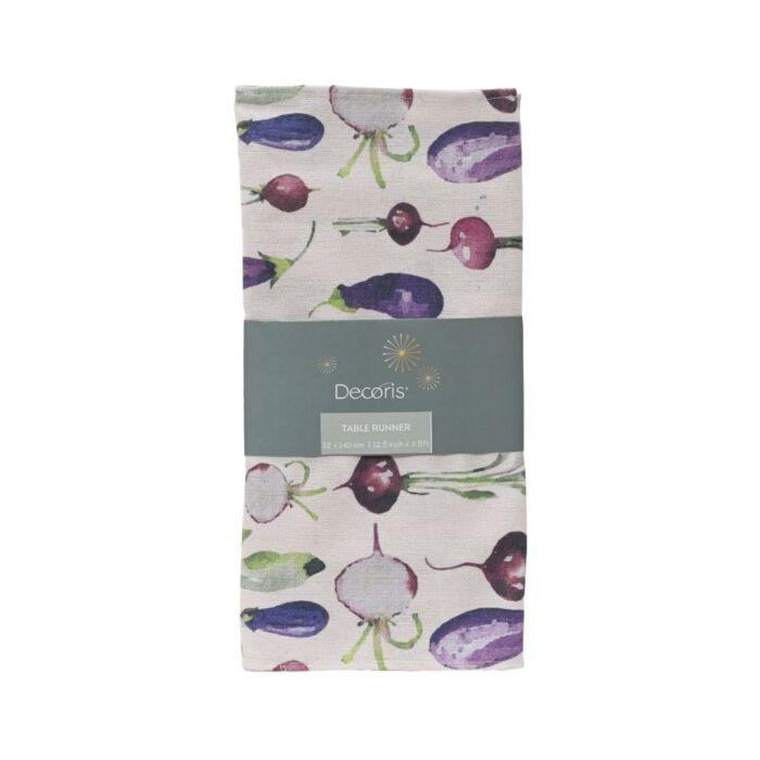 Tafelloper paars groente 140 cm Tafelloper paars groente 140 cm
