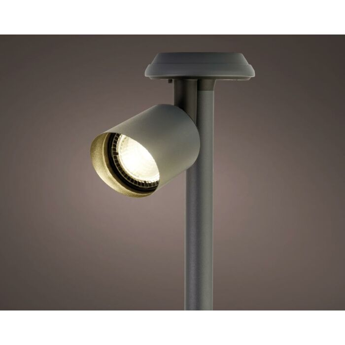 Solar verlichting spotlight rvs steady 17 cm