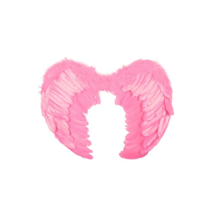 Engelen vleugels 55 x 40 veren roze Engelen vleugels 55 x 40 veren roze