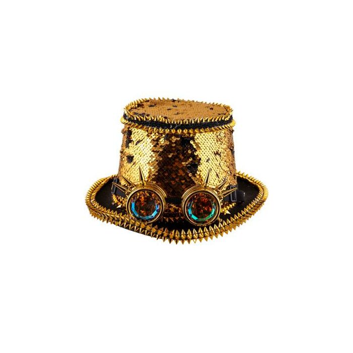 Hoed Steampunk met bril
