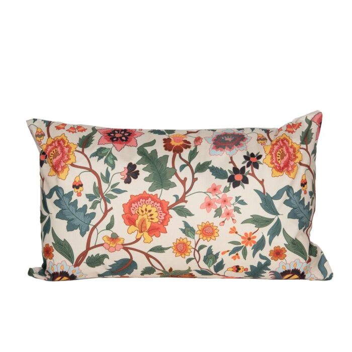 Buitenkussen vintage bloemen 50 cm