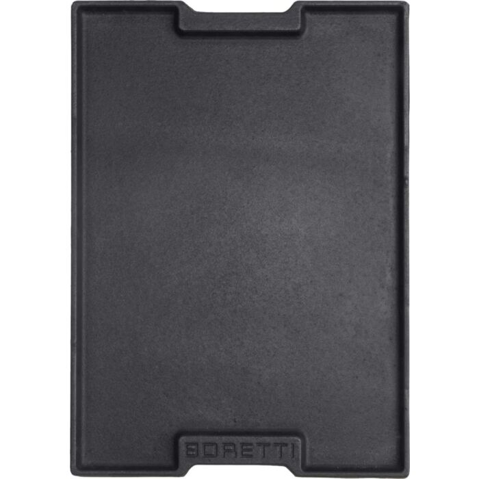 Boretti barbecue bakplaat zwart 42 x 30 x 3 cm