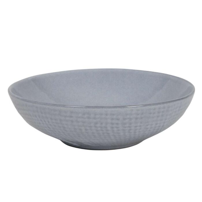 Diep bord woven textile grijs Ø 18 cm