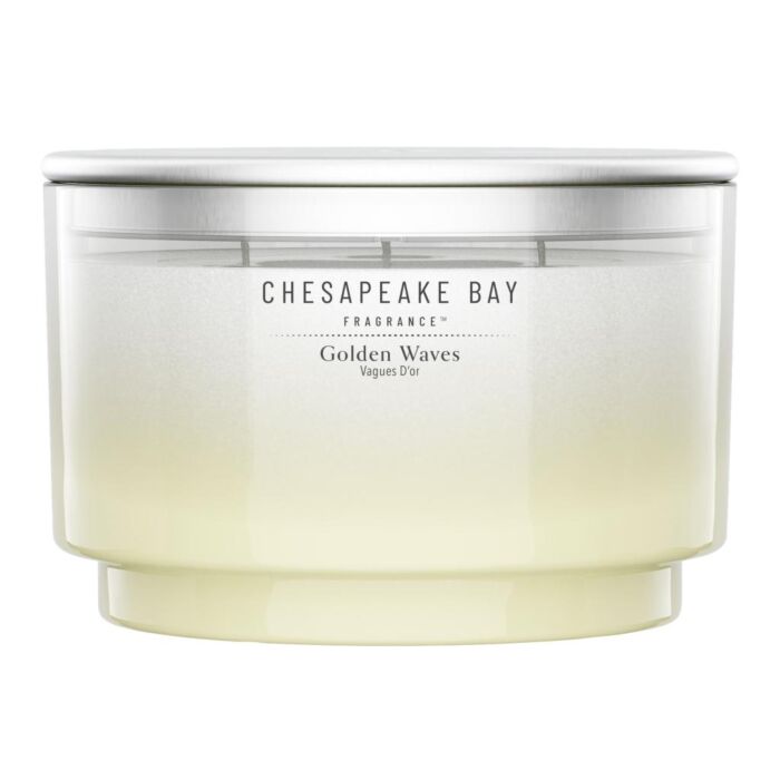 Geurkaars Golden Waves 3-Wick Candle - Chesapeake Bay Candle