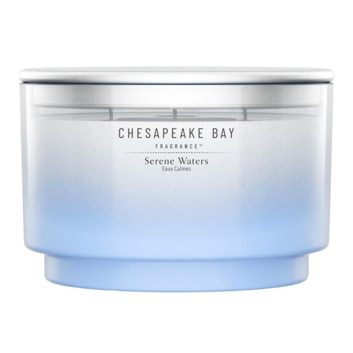Geurkaars Serene Waters 3-Wick Candle - Chesapeake Bay Candle