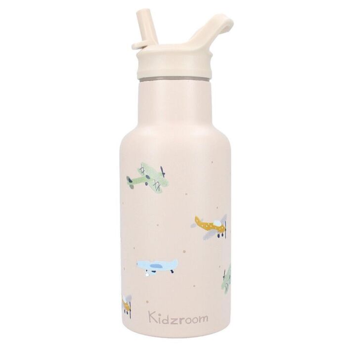 Drinkfles Small Talk Beige 350 ml - Kidzroom
