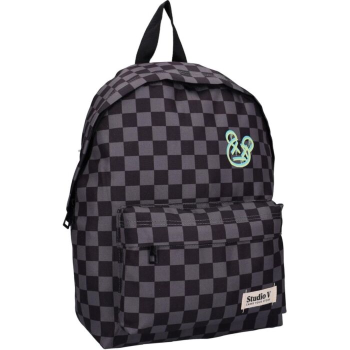 Backpack Double Check Black - Studio V