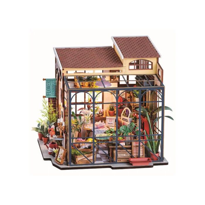 Bouwpakket Emily's Flower Shop - Robotime Bouwpakket Emily's Flower Shop - Robotime