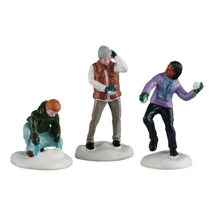 Lemax Snowball Fight set van 3