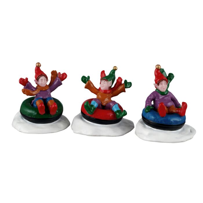 Lemax Snow Tubers set van 3