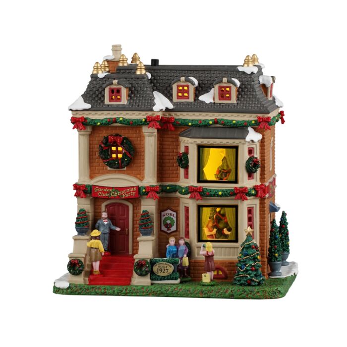Lemax Garden Club Christmas Party inclusief adaptor 44338, 100 mA (wit)