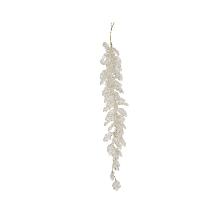 IJskegel Hanger Transparant 25 cm - Decoris IJskegel Hanger Transparant 25 cm - Decoris