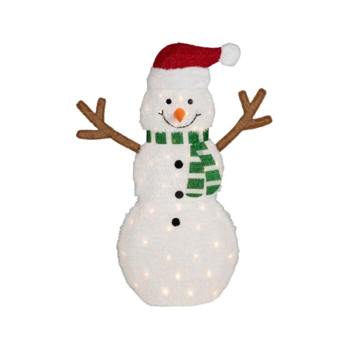 LED Sneeuwpop met Verlichting 107 cm - Lumineo