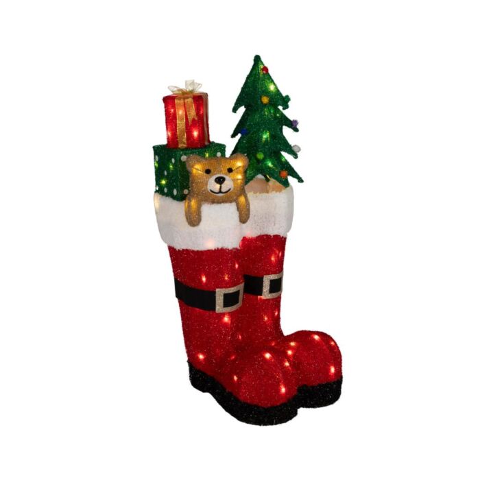 LED Kerstlaarzen met Verlichting 67 cm - Lumineo LED Kerstlaarzen met Verlichting 67 cm - Lumineo
