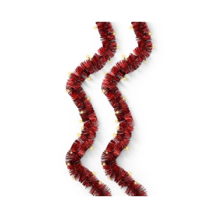 LED Guirlande Rood met Twinkle Effect 895 cm - Lumineo LED Guirlande Rood met Twinkle Effect 895 cm - Lumineo