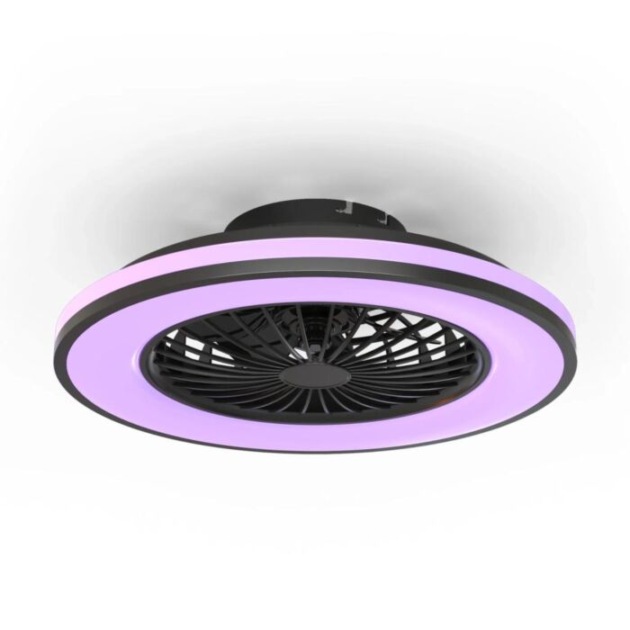 Plafondventilator met LED Ø 49 cm RGB+CCT wit - Calex Plafondventilator met LED Ø 49 cm RGB+CCT wit - Calex