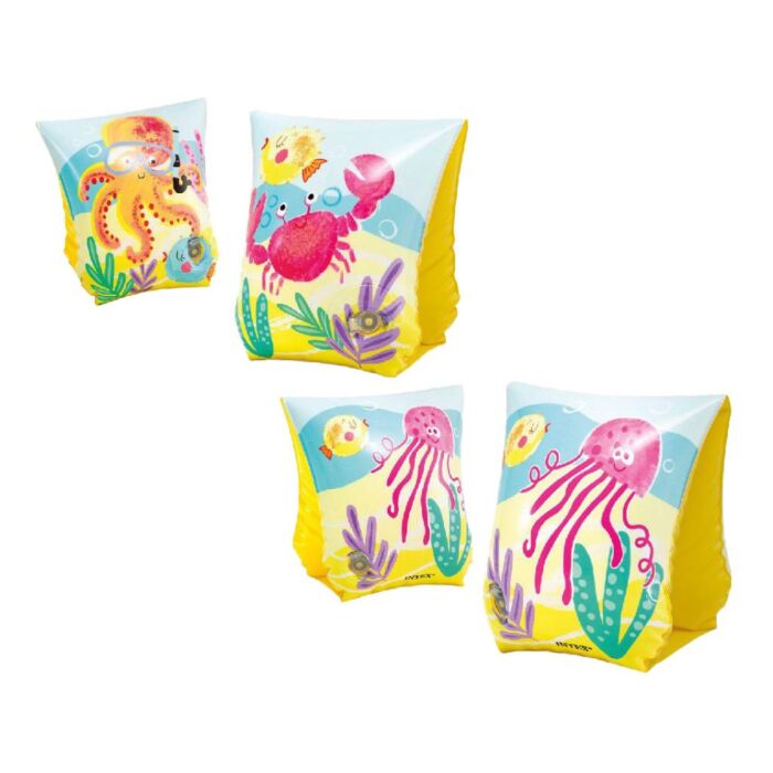 Tropical Buddies zwembandjes 23 cm - Intex