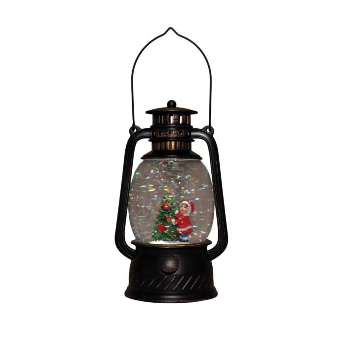 Lantaarn kerstboom glitterwater 20,5 cm - Anna’s Collection Lantaarn kerstboom glitterwater 20,5 cm - Anna’s Collection