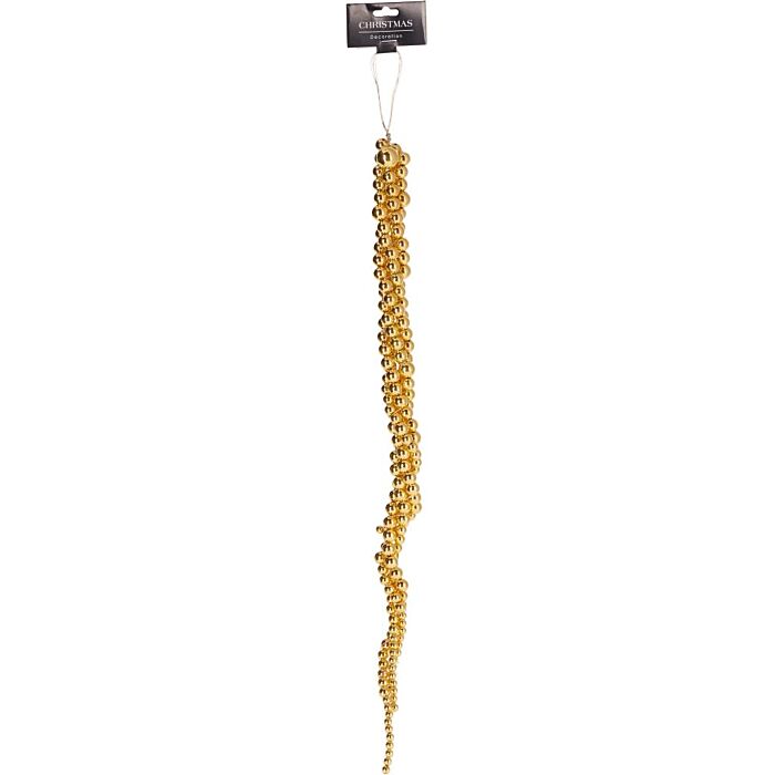 Kralen Hangdecoratie Goud 43 cm Kralen Hangdecoratie Goud 43 cm