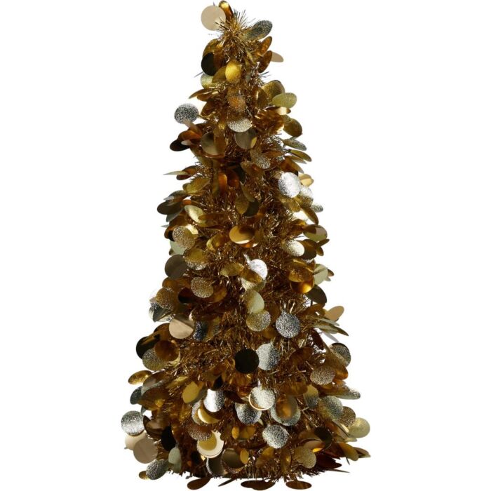 Tinsel Boom Donkergoud 46 cm Tinsel Boom Donkergoud 46 cm