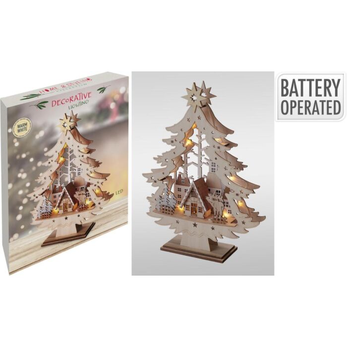 LED Kerstboom Naturel 39 cm