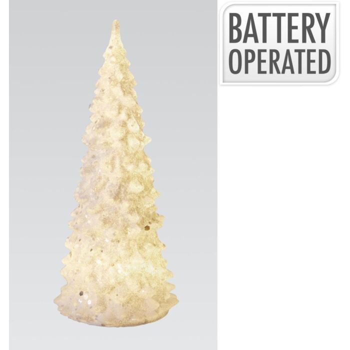 Kerstboom met LED en Glitter 25 cm Kerstboom met LED en Glitter 25 cm