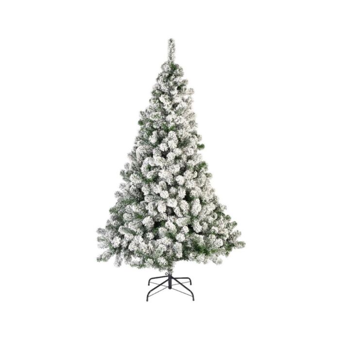 Kerstboom Imperial Pine snowy groen/wit 240 cm - Everlands